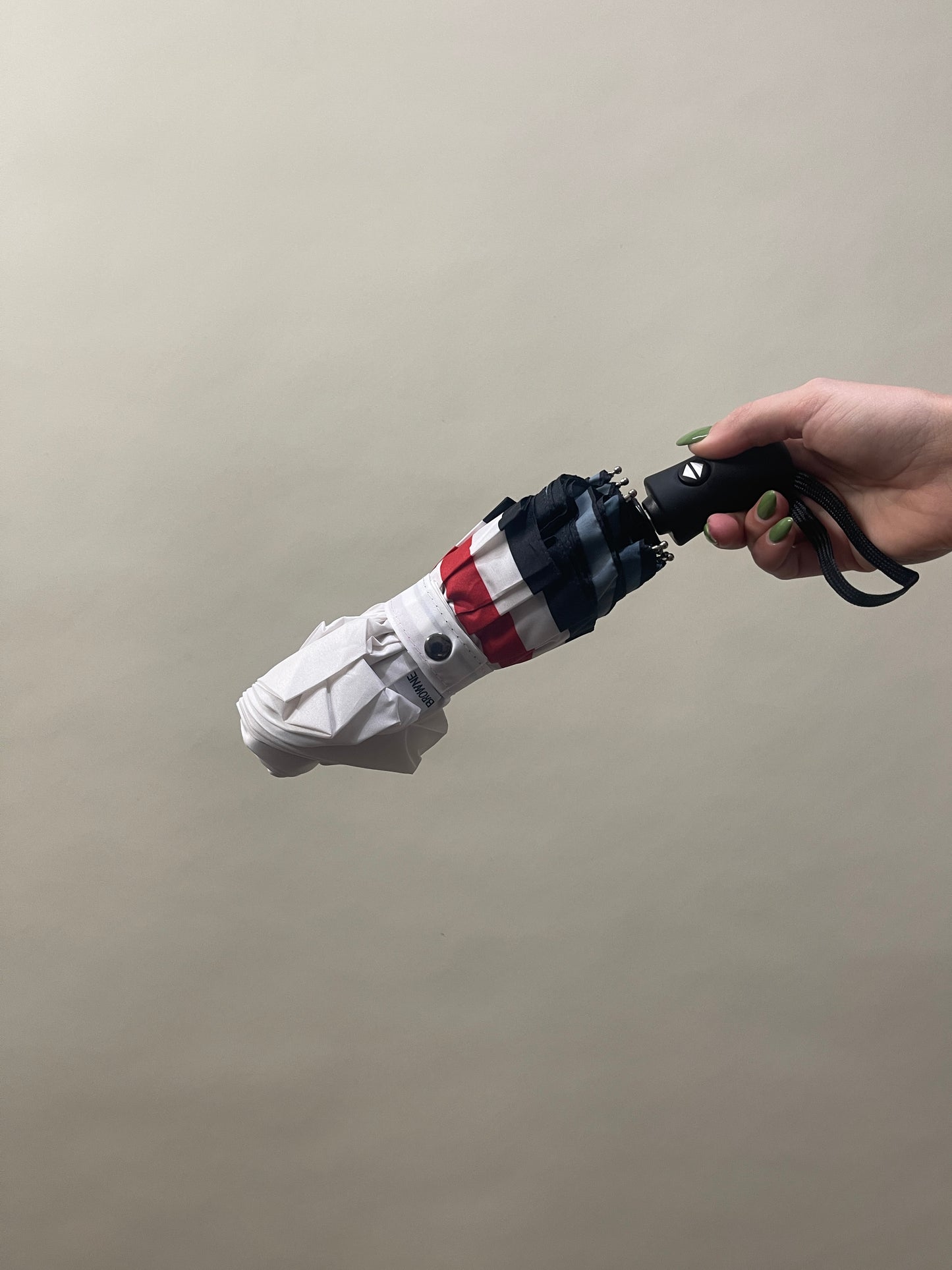 Thom Browne White, Blue, Red Striped Umbrella