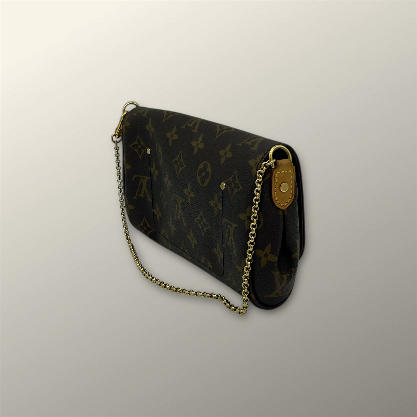 Louis Vuitton Brown Monogram Coated Canvas Favourite PM Bag