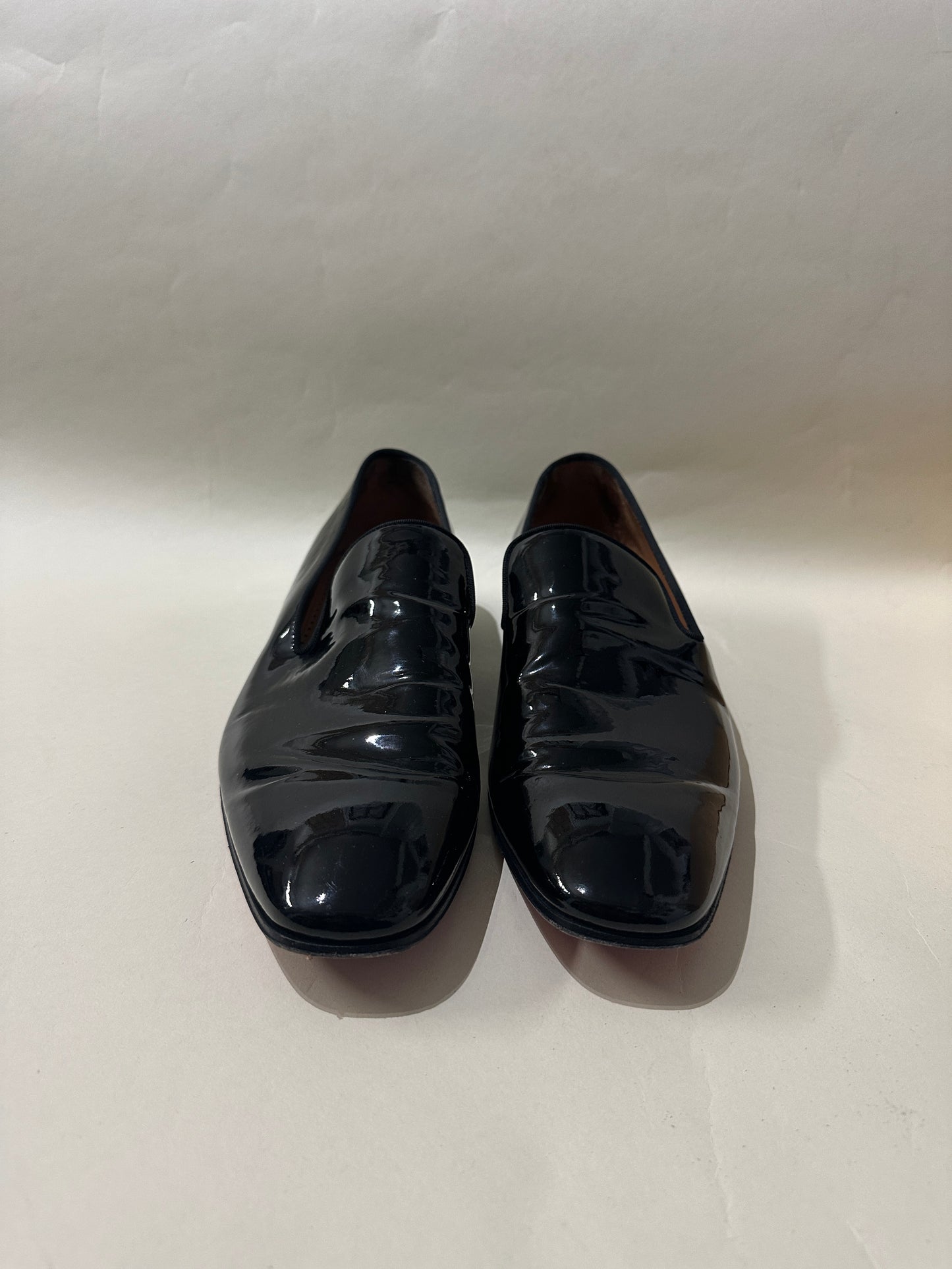 Christian Louboutin Black Patent Calf Dandelion Loafers 11 M / 12.5 W