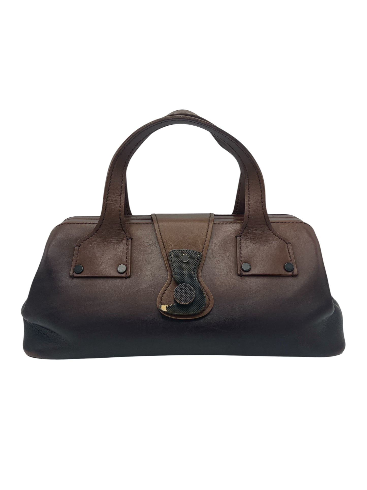 Gucci Gradient Brown Leather Doctor Bag