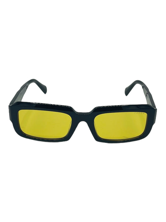 Prada Black & Yellow Symbole Sunglasses