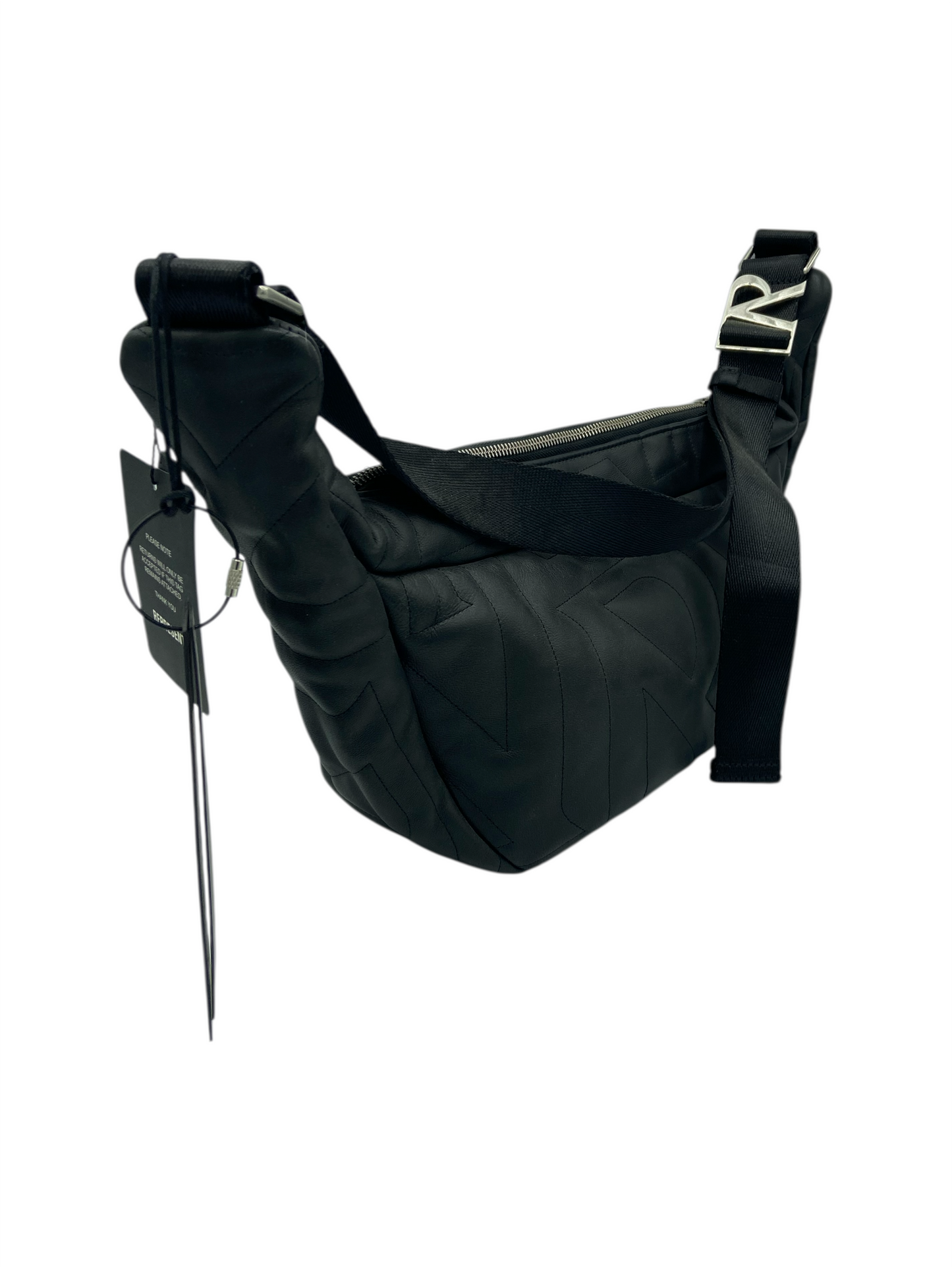 Represent Black R Monogram Crossbody Bag