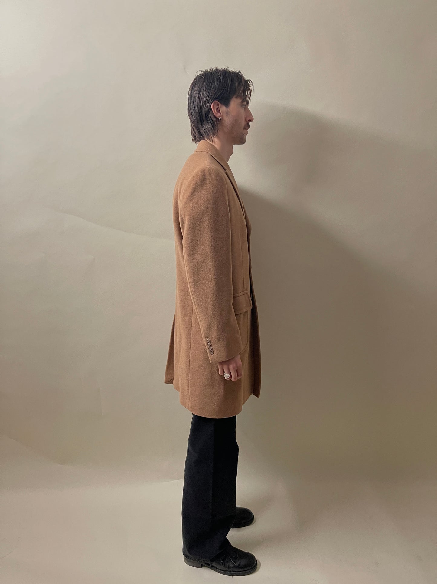 Brooks Brothers Caramel Camel Hair Overcoat 40S