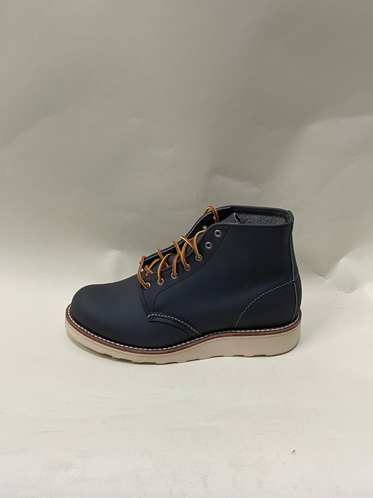 Red Wing Shoes Stone Grey Leather 6" Round Toe Boots 6.5 M / 8 W