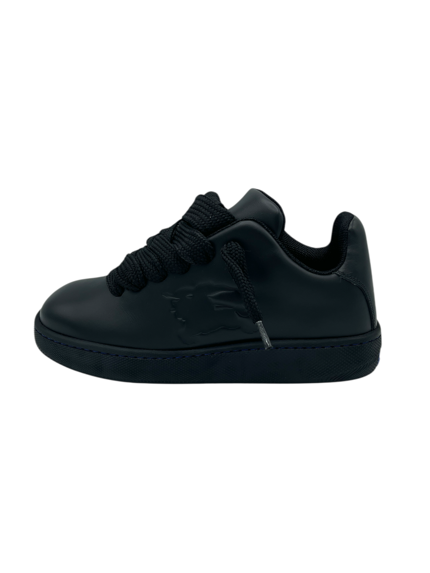 Burberry Black Leather Box Sneakers 9.5 M / 11 W