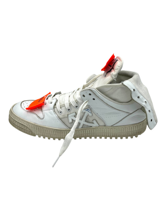 Off-White White Leather 3.0 High Top Sneakers 12 M / 13.5 W