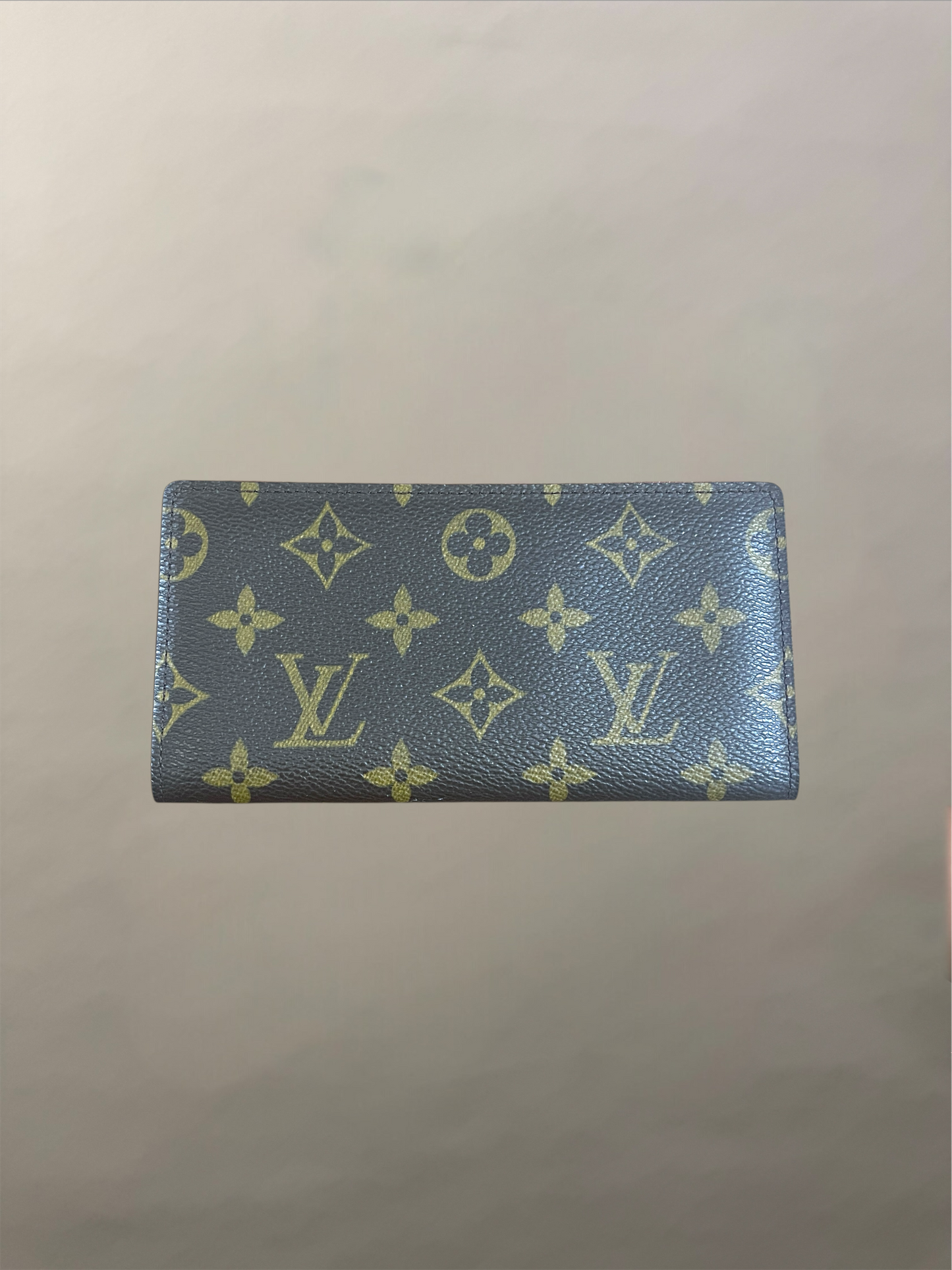 Louis Vuitton Brown Coated Canvas Monogram Billfold Wallet