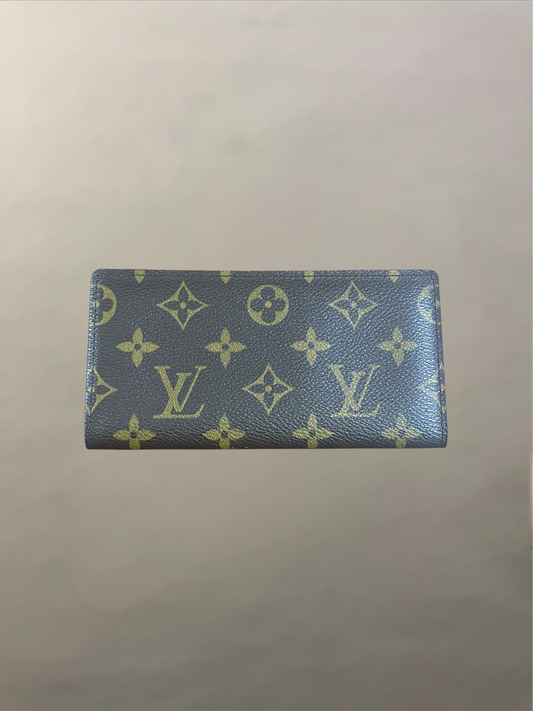 Louis Vuitton Brown Coated Canvas Monogram Billfold Wallet