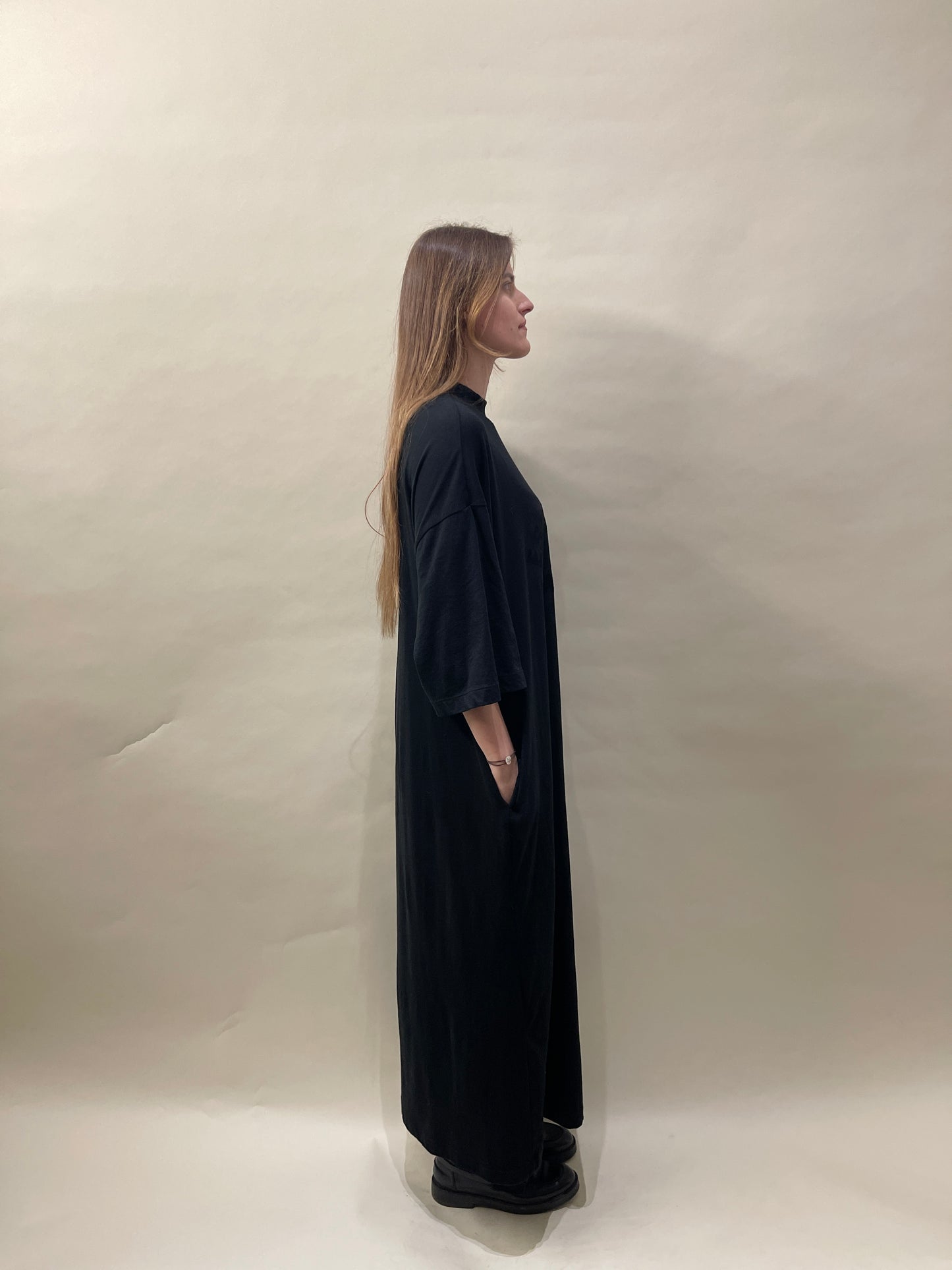 Fear of God Essentials Black Arch Logo T-Shirt Dress Large - L