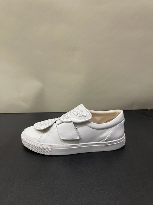 Sophia Webster White Leather Butterfly Sneakers 5.5 M / 7 W