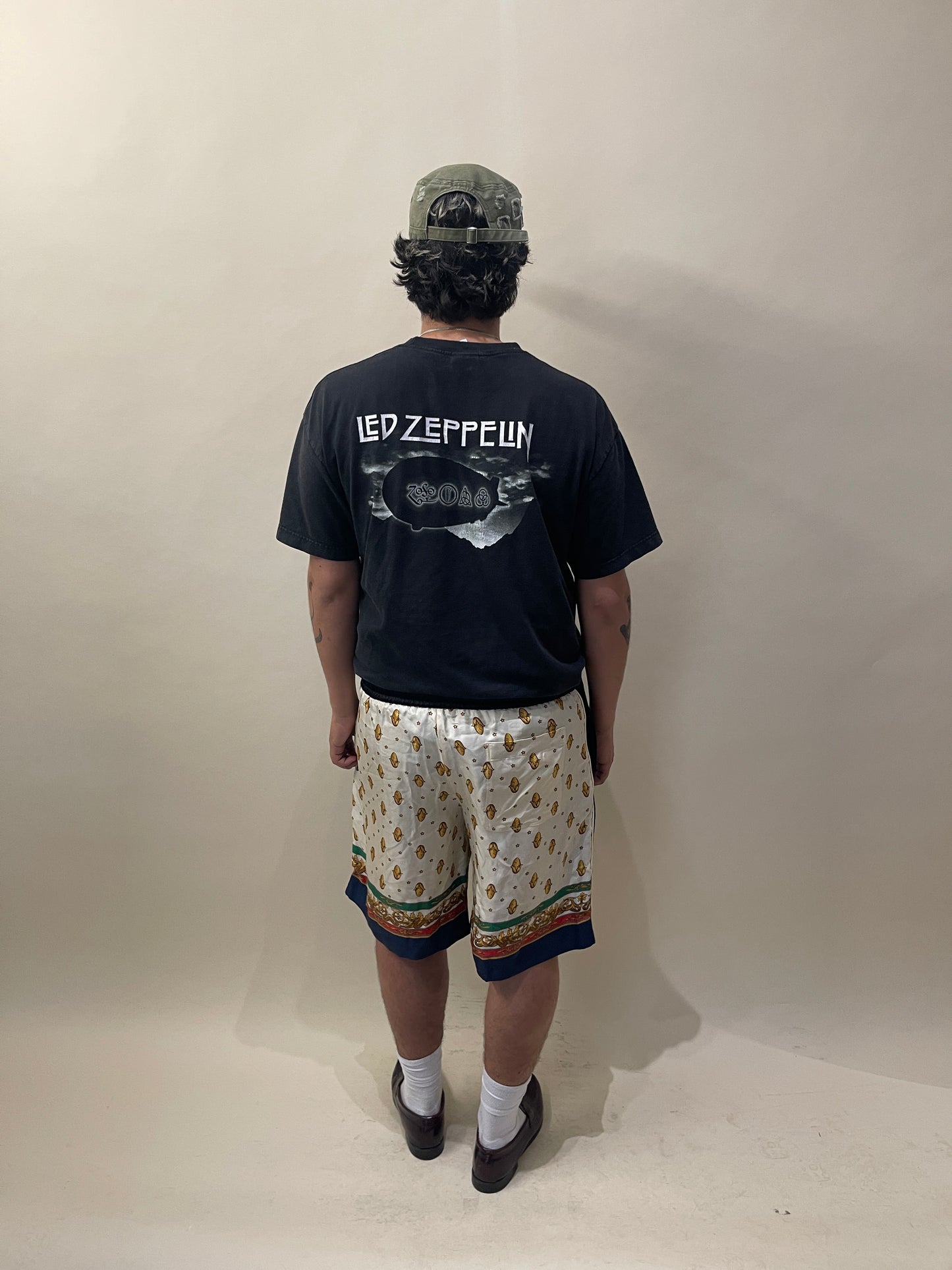 Gucci Black & Multicolour Acorn Monogram Acetate Shorts 36