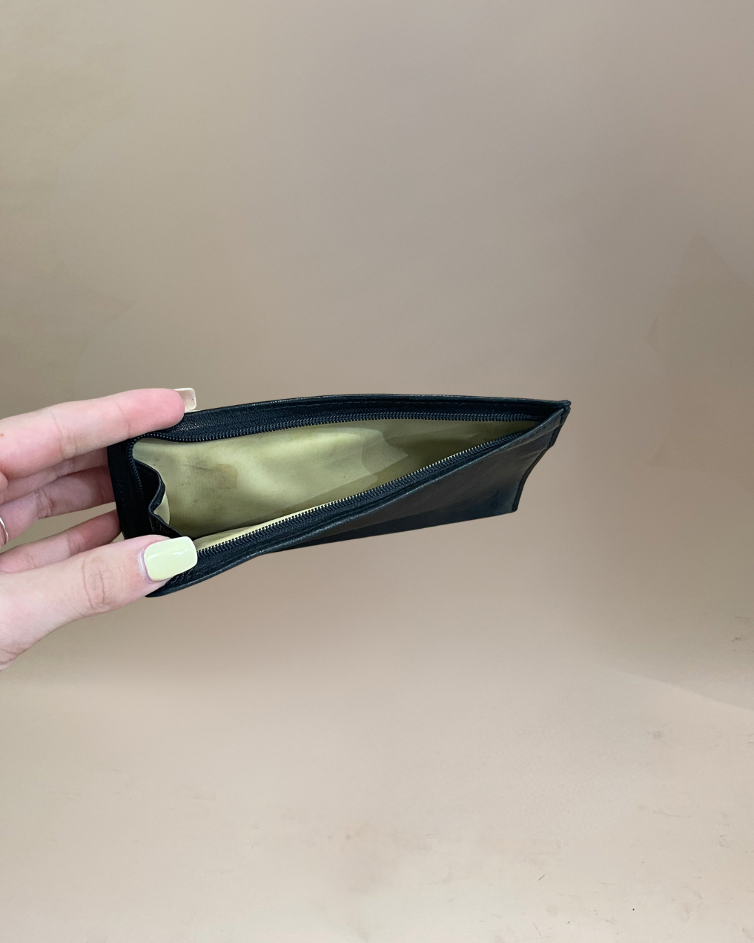 Dunhill Black Leather Cash Pouch