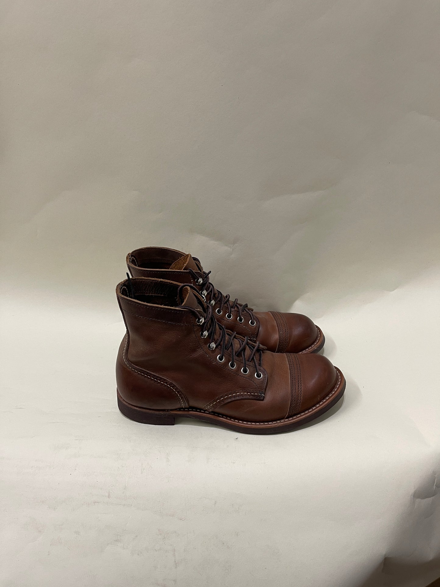 Red Wing Shoes Brown Leather Cap Toe Iron Ranger 8 M / 9.5 W