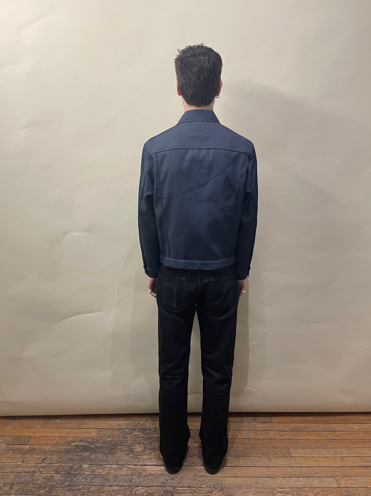 Needles Indigo Blue Polyester Twill Type 2 Jacket Small - S