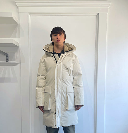 Kanuk White/Off White Duck Down Jonas Parka Small - S