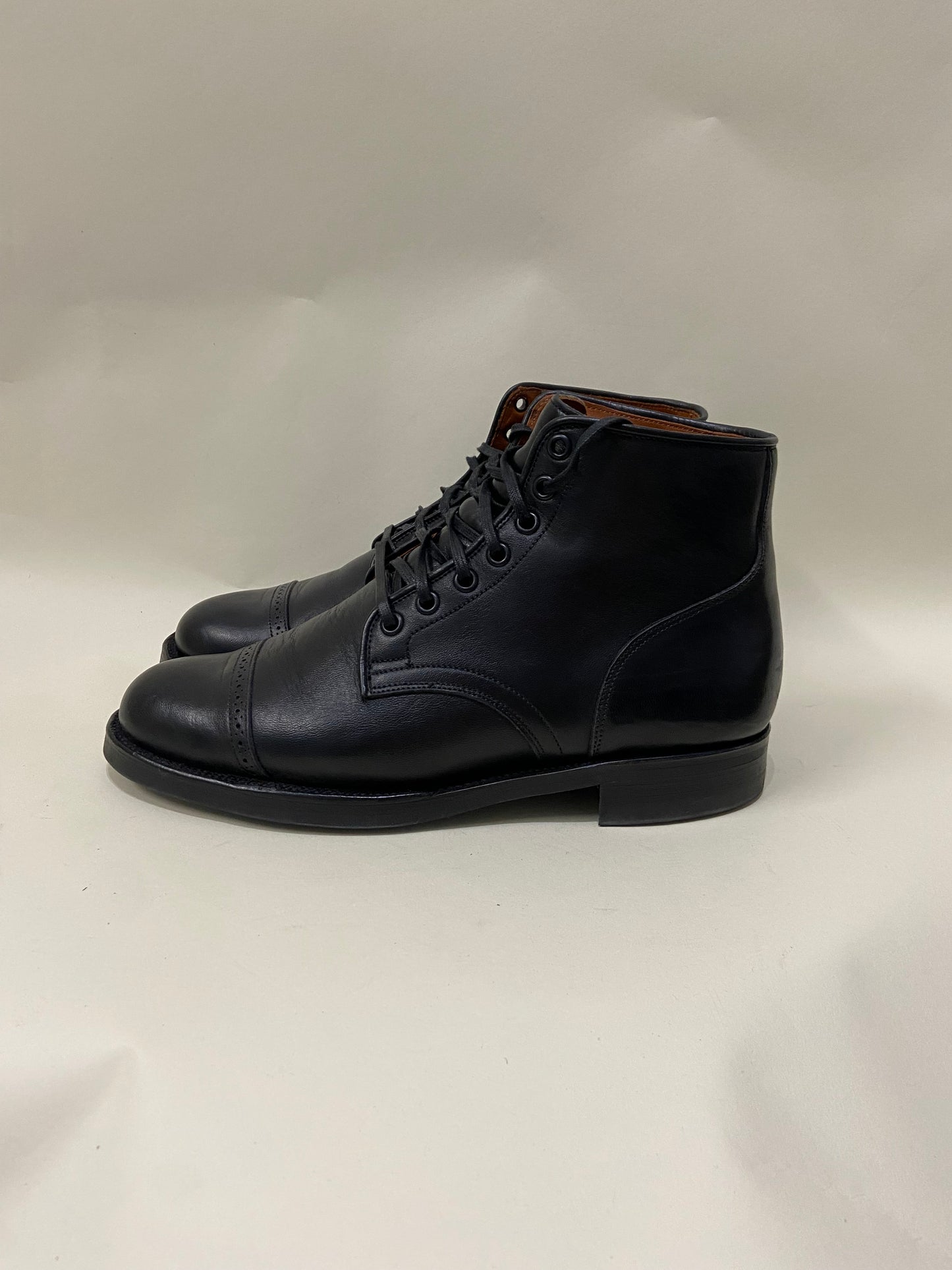 Viberg Black Shinki Latigo Horsehide Service Boots 8 M / 9.5 W