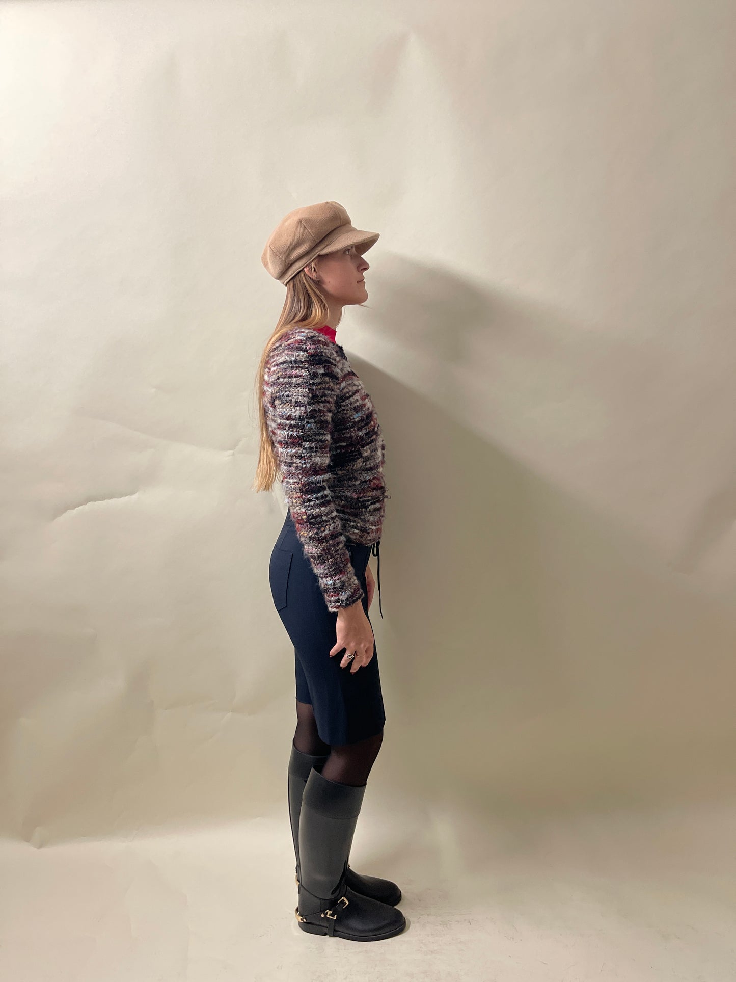 Isabel Marant Étoile Multicolour Hairy Knit Zip Up Jacket 38