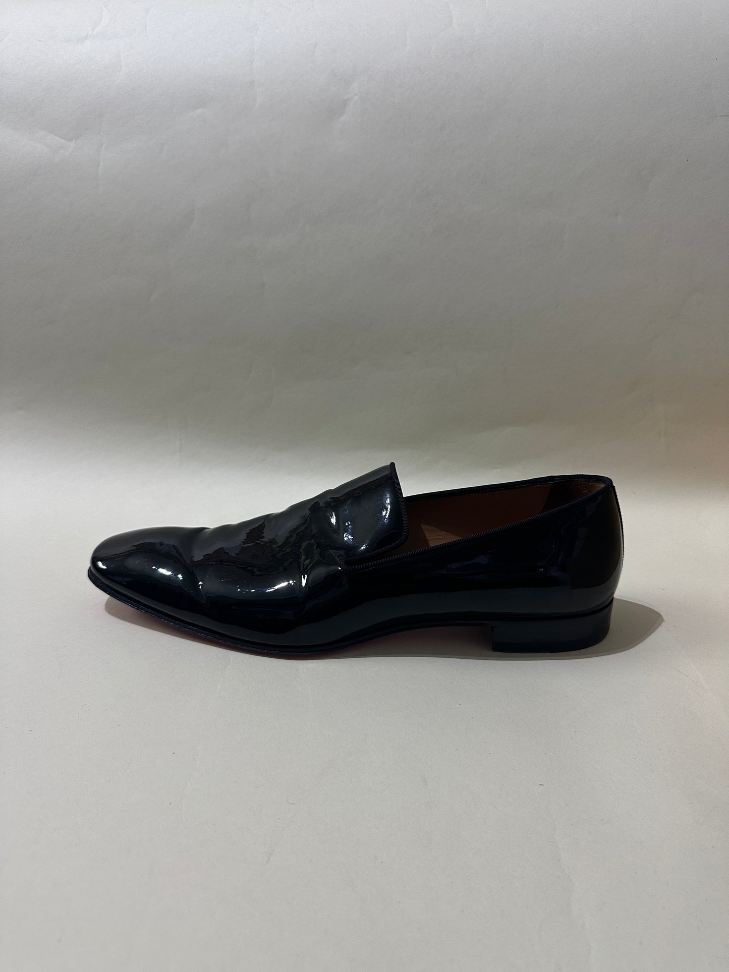 Christian Louboutin Black Patent Calf Dandelion Loafers 11 M / 12.5 W