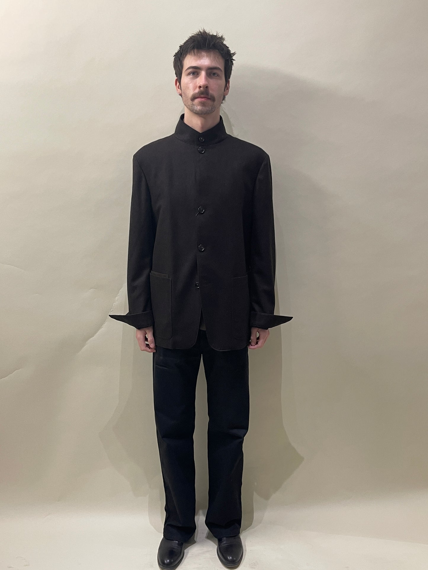 Zegna Dark Brown Oasi Cashmere Chore Jacket 42