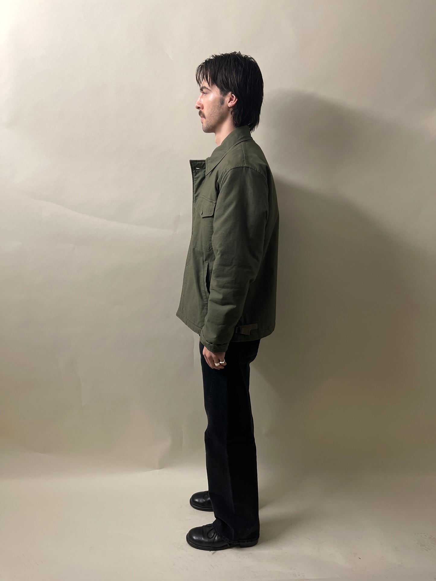 Unbranded Army Green US Navy A2 Deck Jacket Extra Large - XL