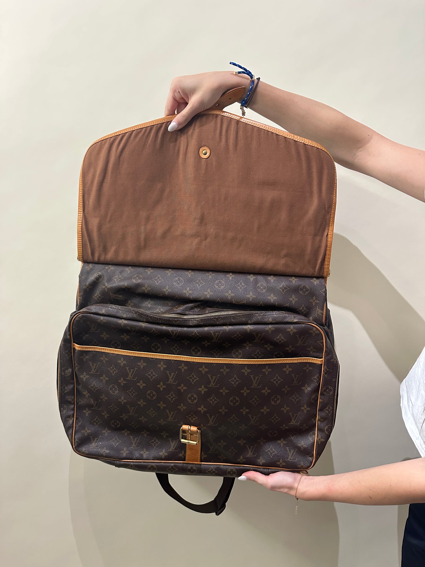 Louis Vuitton Brown Monogram Sac Chasse Hunting Bag