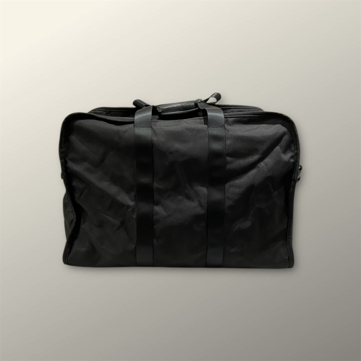 Tumi Black Ballistic Nylon Large Weekender Bag