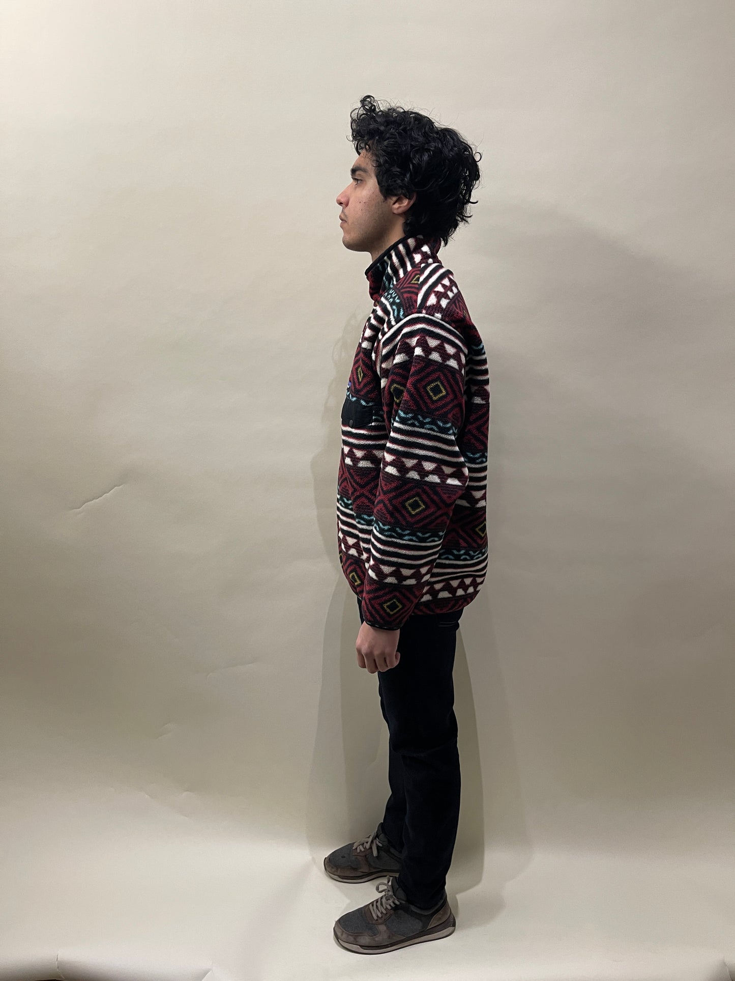 Patagonia Multicolour Synchilla Aztec Pattern Fleece Pullover Medium - M