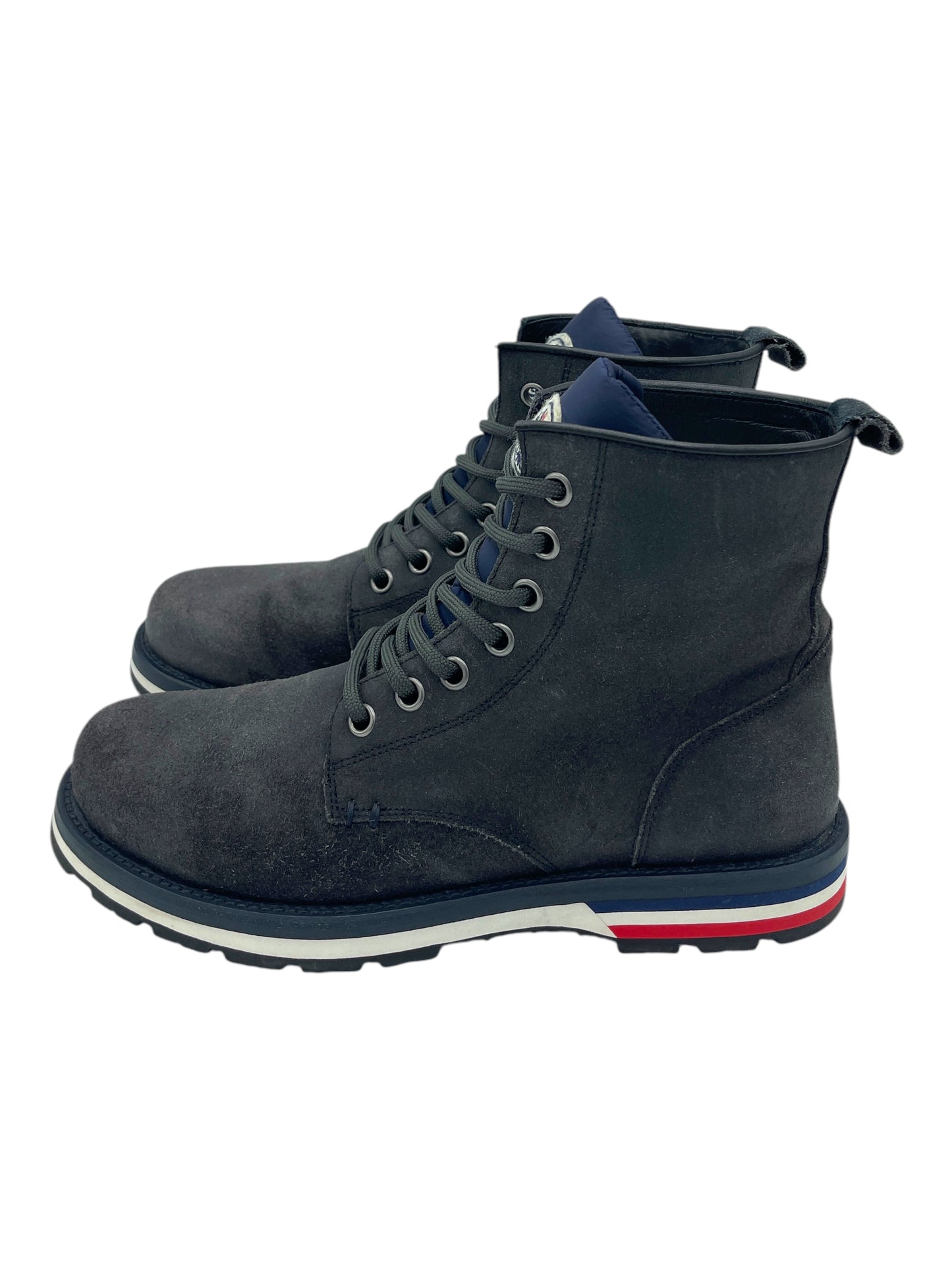 Moncler Black Nubuck Suede Vancouver Hiking Boots 9 M / 10.5 W