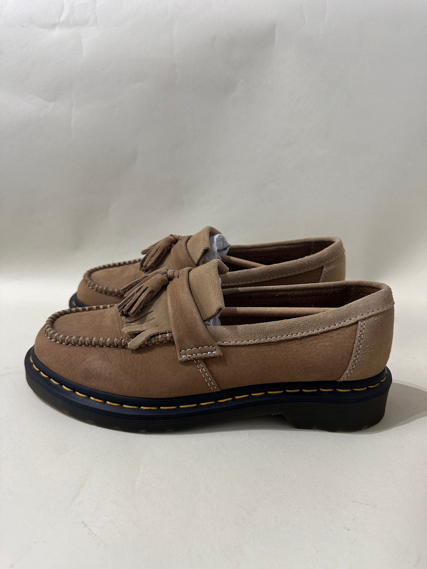 Dr. Martens Tan Nubuck Suede Adrian Loafers 8 M / 9.5 W