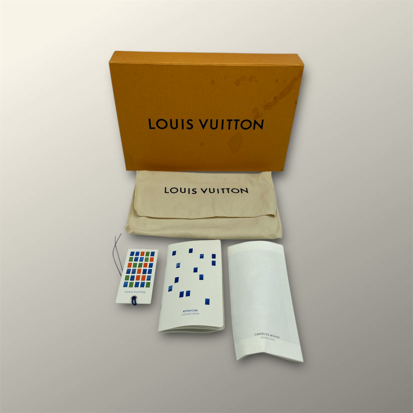 Louis Vuitton Black & Grey Damier Canvas Agenda Cover