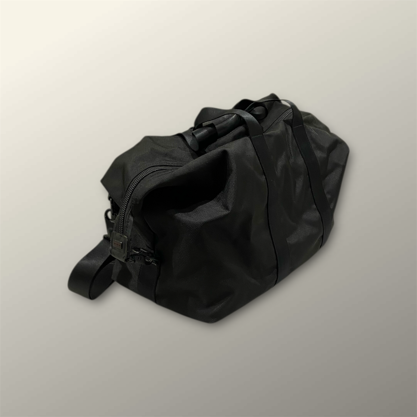 Tumi Black Ballistic Nylon Duffle Bag