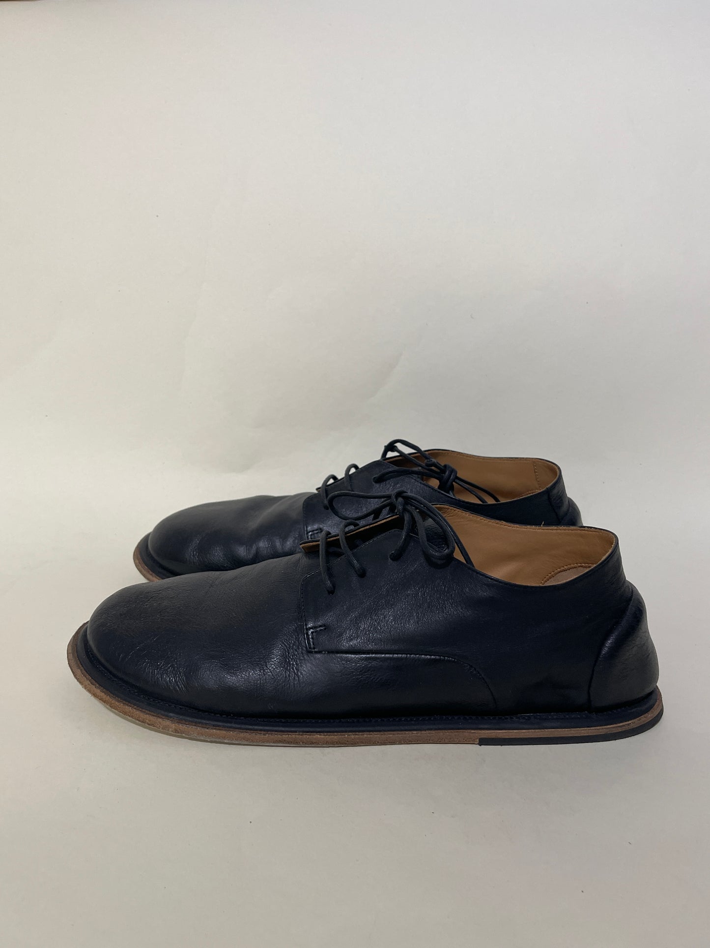 Marsèll Black Leather Guardella Derby Shoes 8 M / 9.5 W