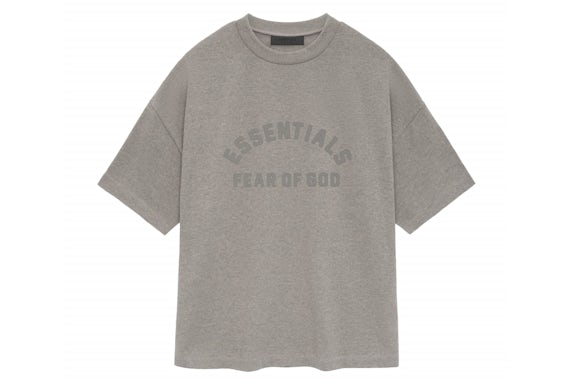 Essentials Fear of God Heather Grey Crewneck T-Shirt