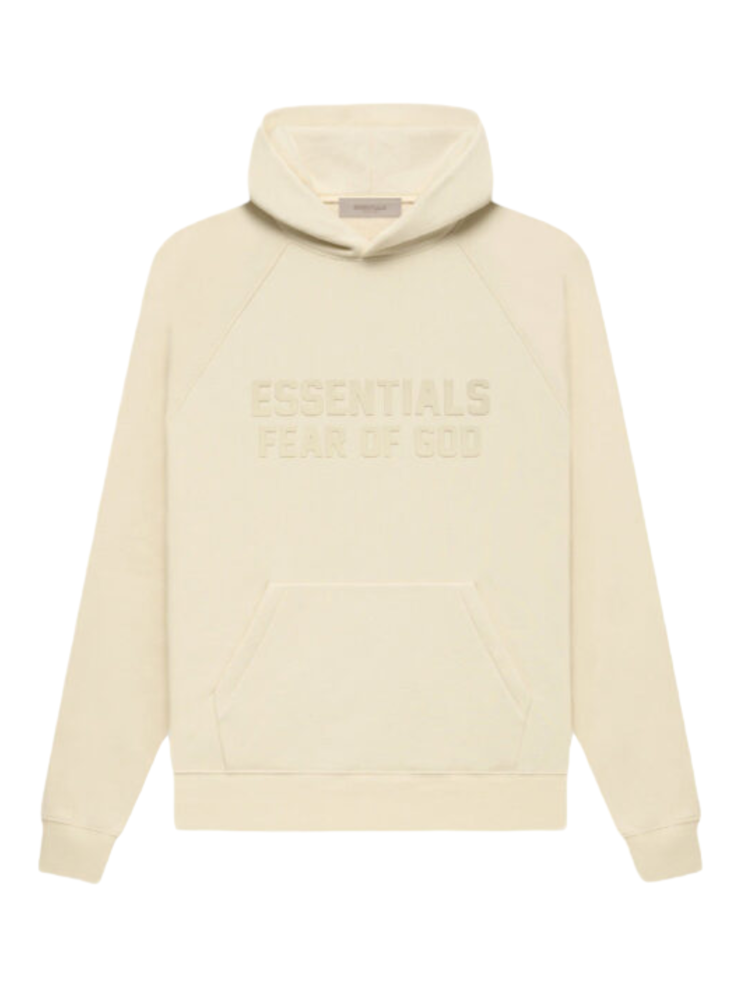 Essentials Fear of God Eggshell Fleece Hoodie — Genuine Design Luxury Consignment for Men. New & Pre-Owned Clothing, Shoes, & Accessories. Calgary, Canada