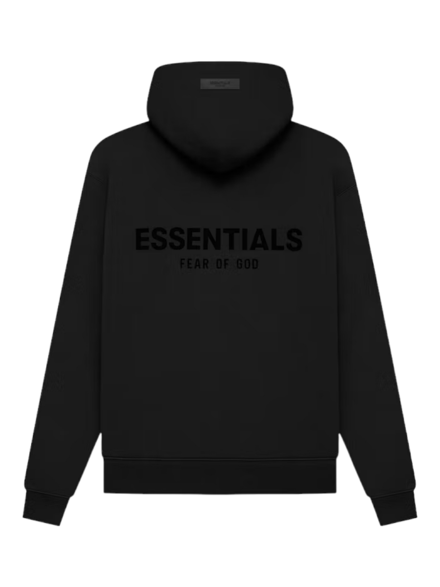 Essentials Fear of God Stretch Limo Black Fleece Hoodie SS22 - Genuine Design Luxury Consignment Calgary, Canada New & Pre-Owned Authentic Clothing, Shoes, Accessories.