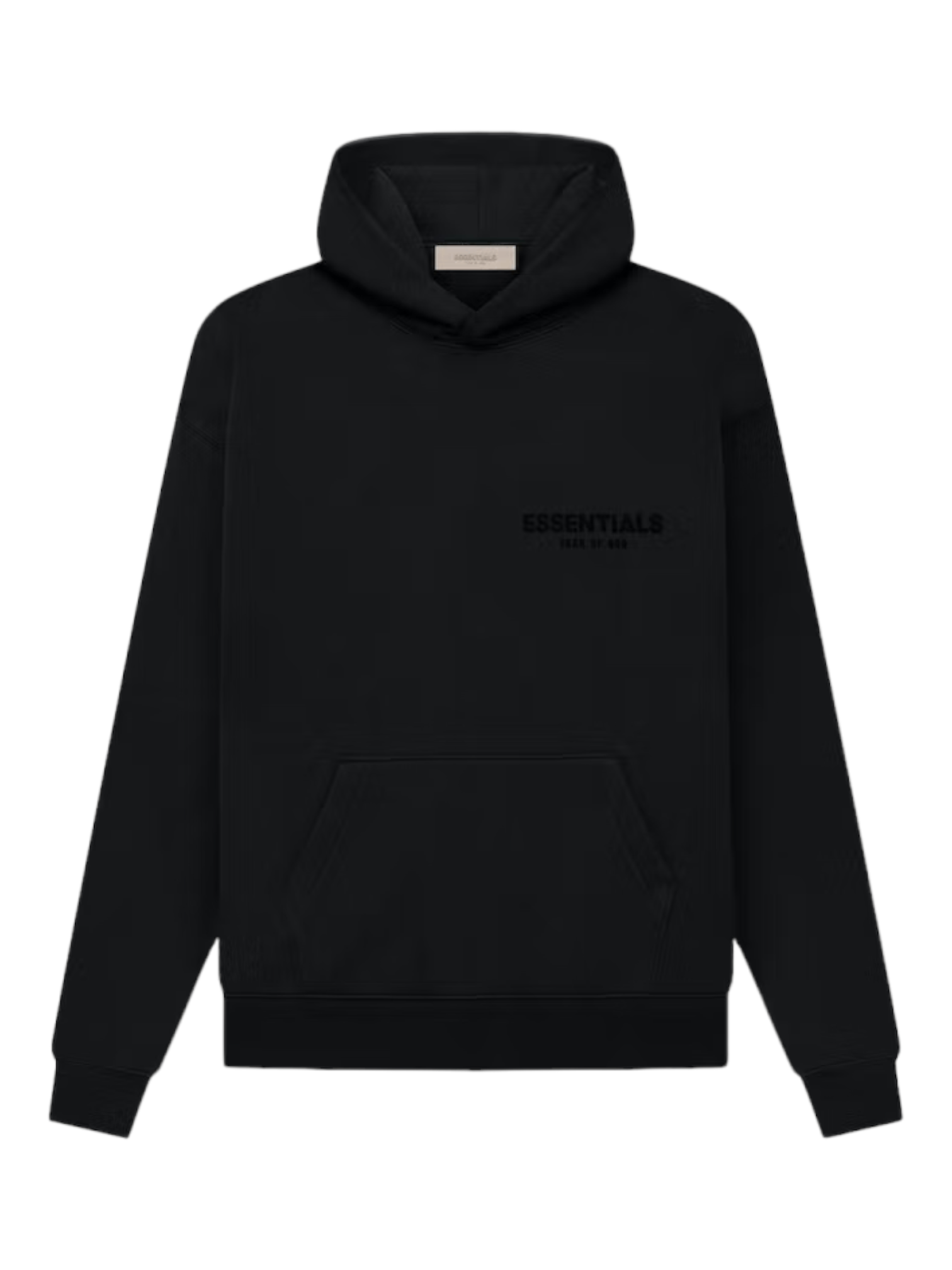 Essentials Fear of God Stretch Limo Black Fleece Hoodie SS22 - Genuine Design Luxury Consignment Calgary, Canada New & Pre-Owned Authentic Clothing, Shoes, Accessories.