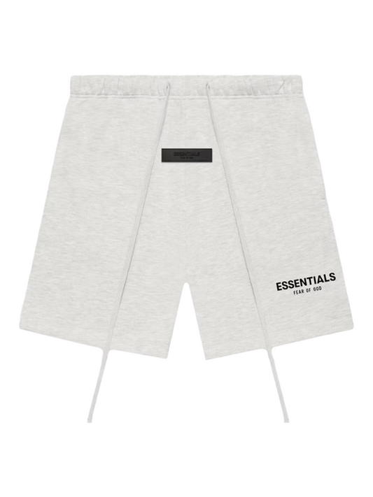 Essentials Fear of God Light Oatmeal Fleece Shorts SS22 — Genuine Design Luxury Consignment Calgary, Alberta, Canada New and Pre-Owned Clothing, Shoes, Accessories.