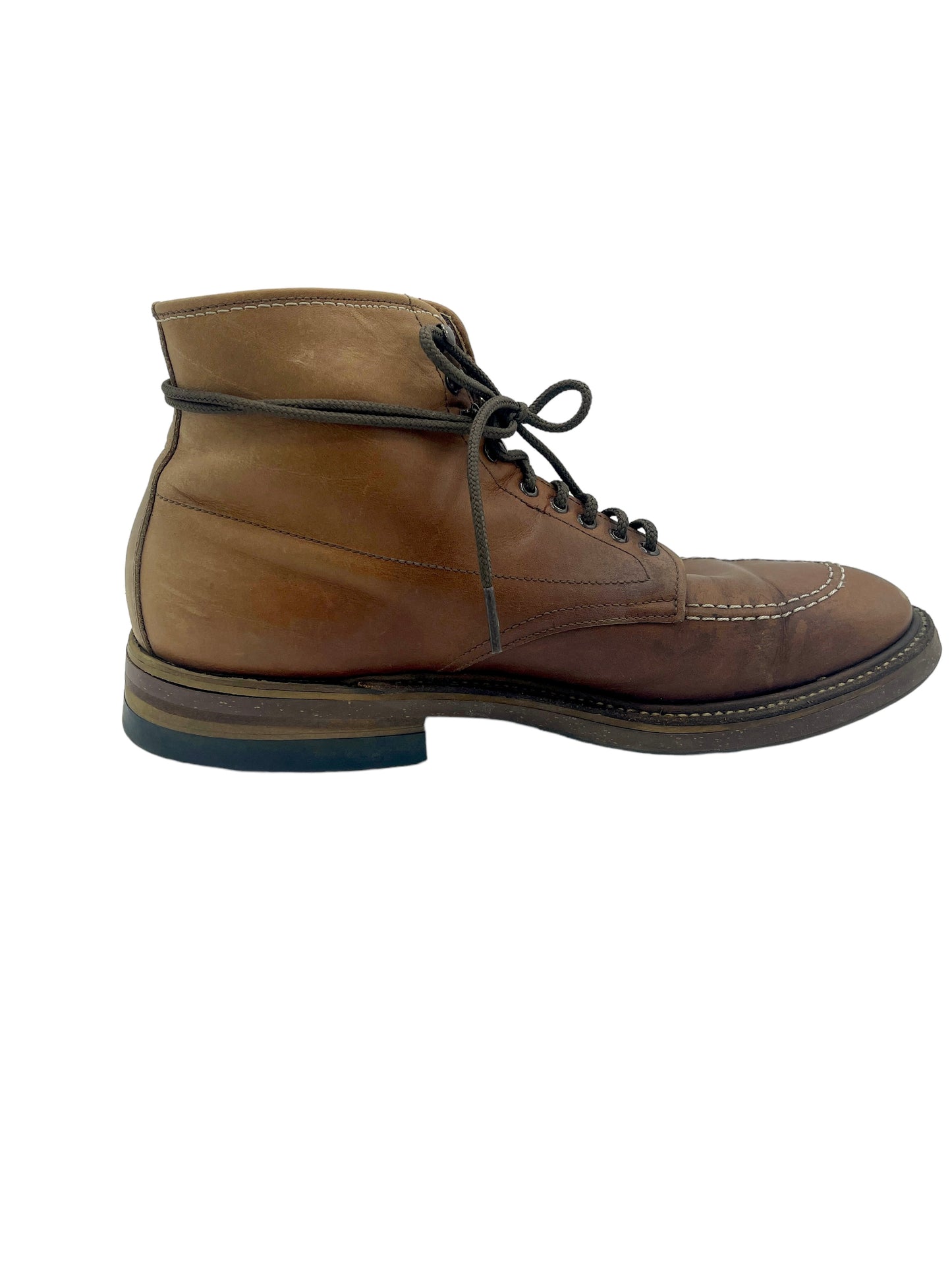 Alden Light Brown Calfskin Leather Indy Boots