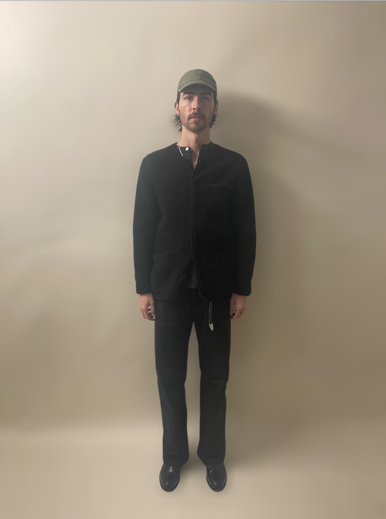 Kestin Black Polyester Fleece Chore Jacket Small - S