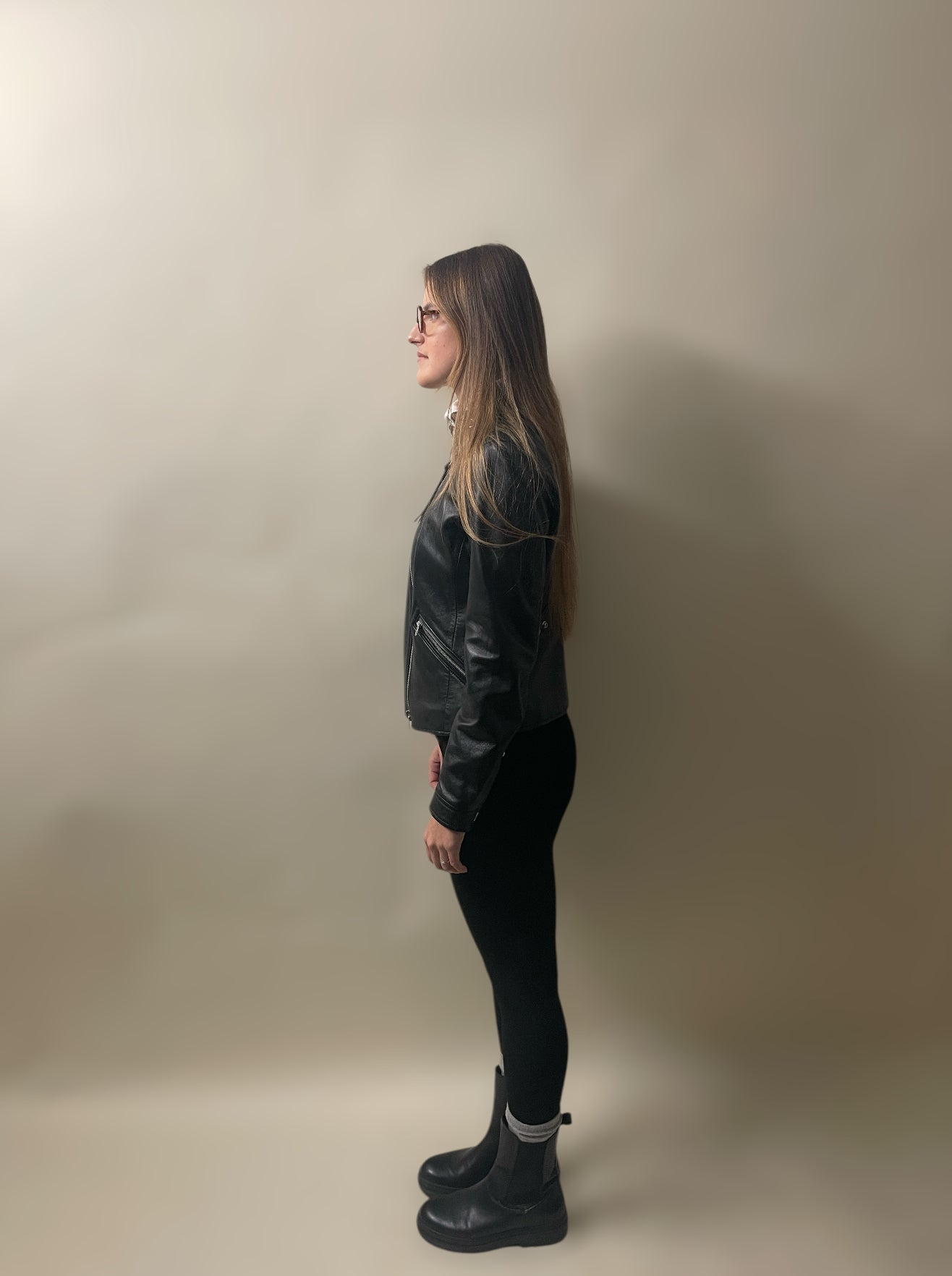 Coach Black Leather Multi Zip Moto Jacket Medium - M