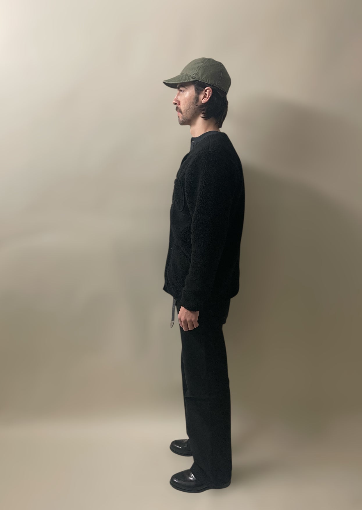 Kestin Black Polyester Fleece Chore Jacket Small - S