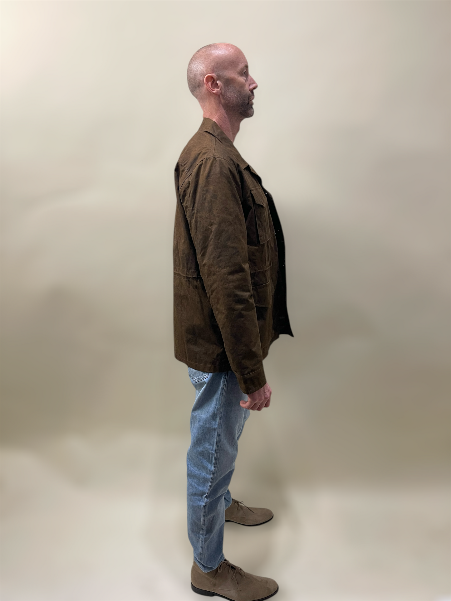 Forét Brown Cotton Hike Field Jacket Large - L