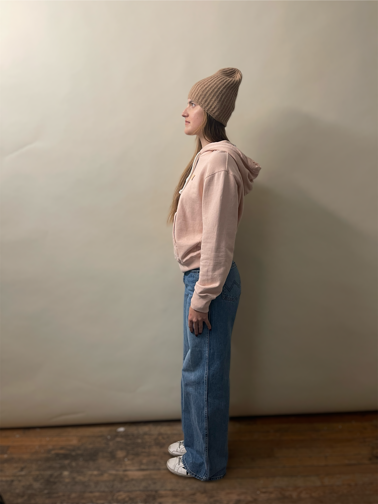 Acne Studios Light Pink Patch Logo Hoodie Medium - M