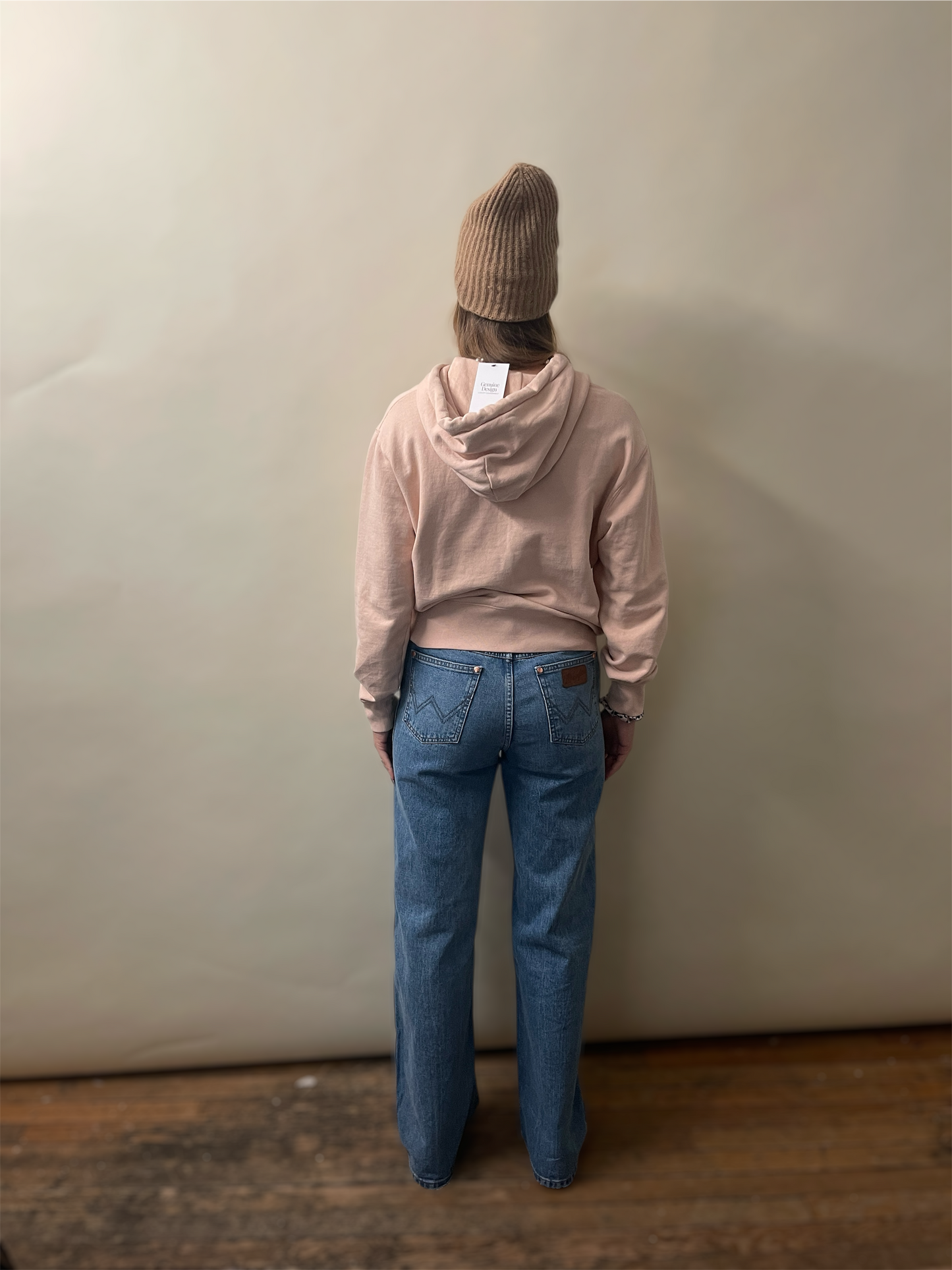 Acne Studios Light Pink Patch Logo Hoodie Medium - M