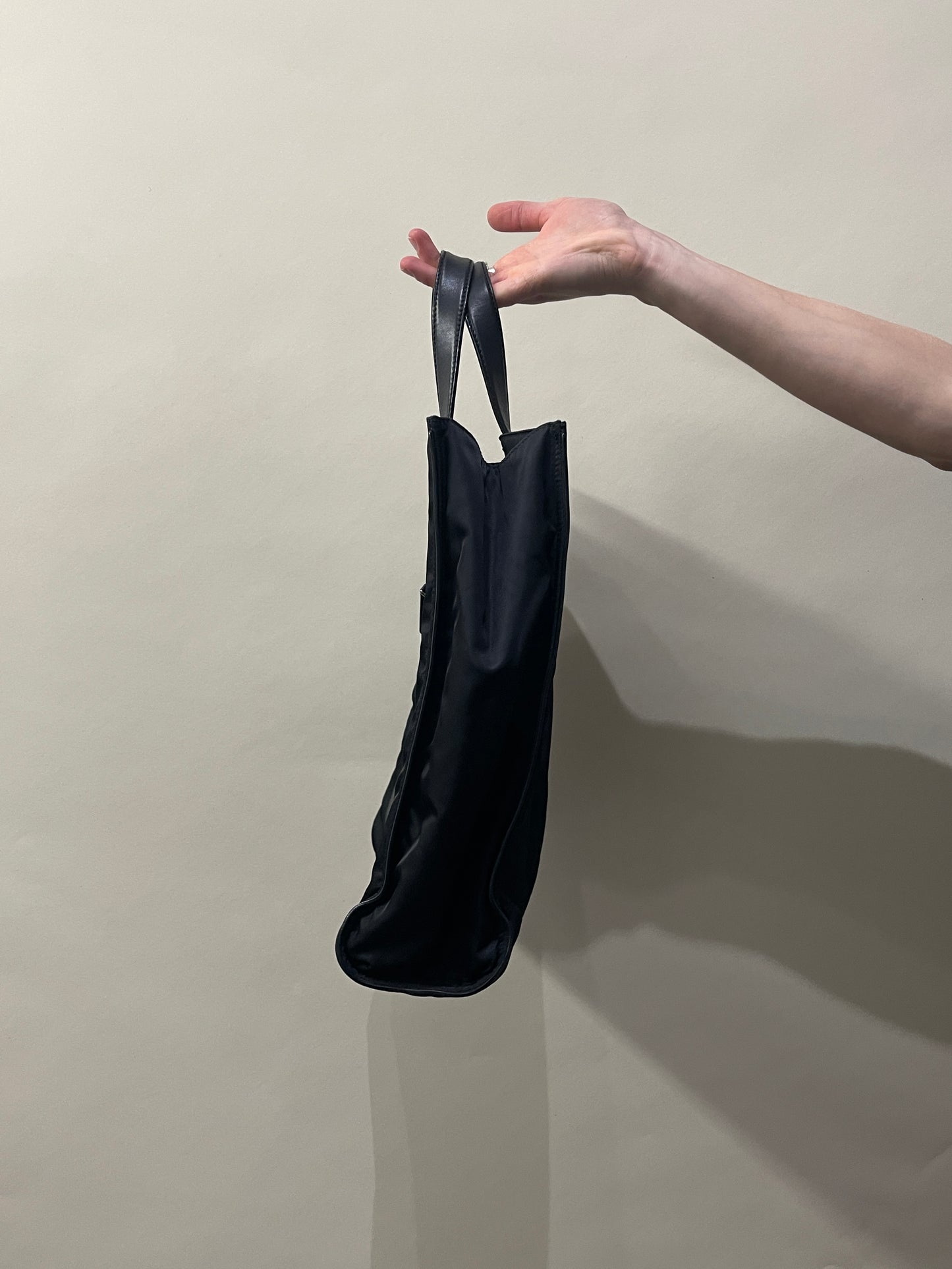 Fendi Black Nylon & Leather Monster Tote