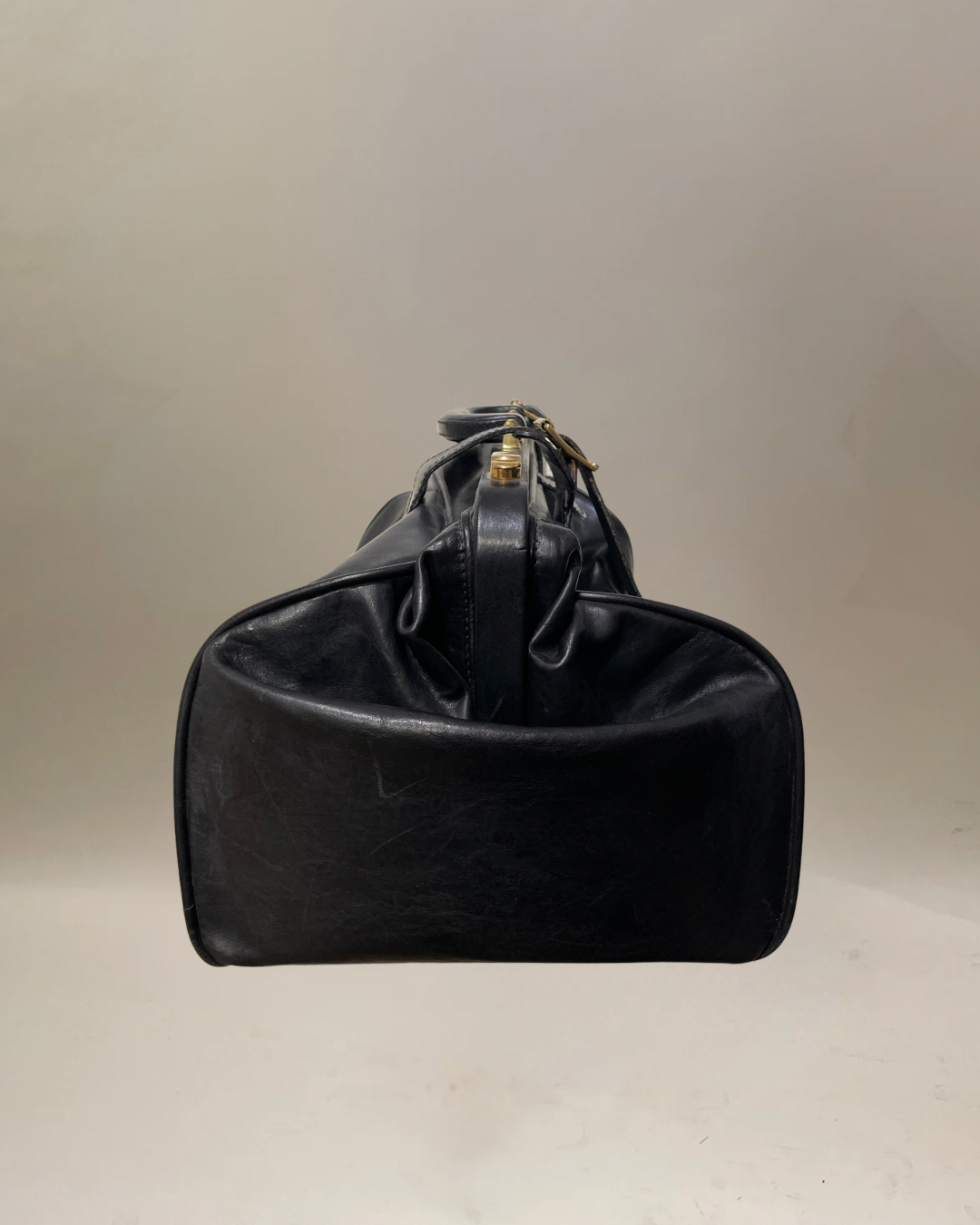 Bally Black Leather Large Doctor's Bag