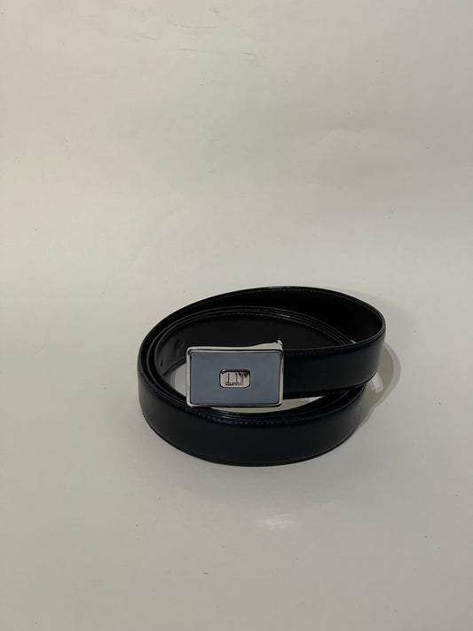 Dunhill Black & Brown Leather Reversible Belt 43