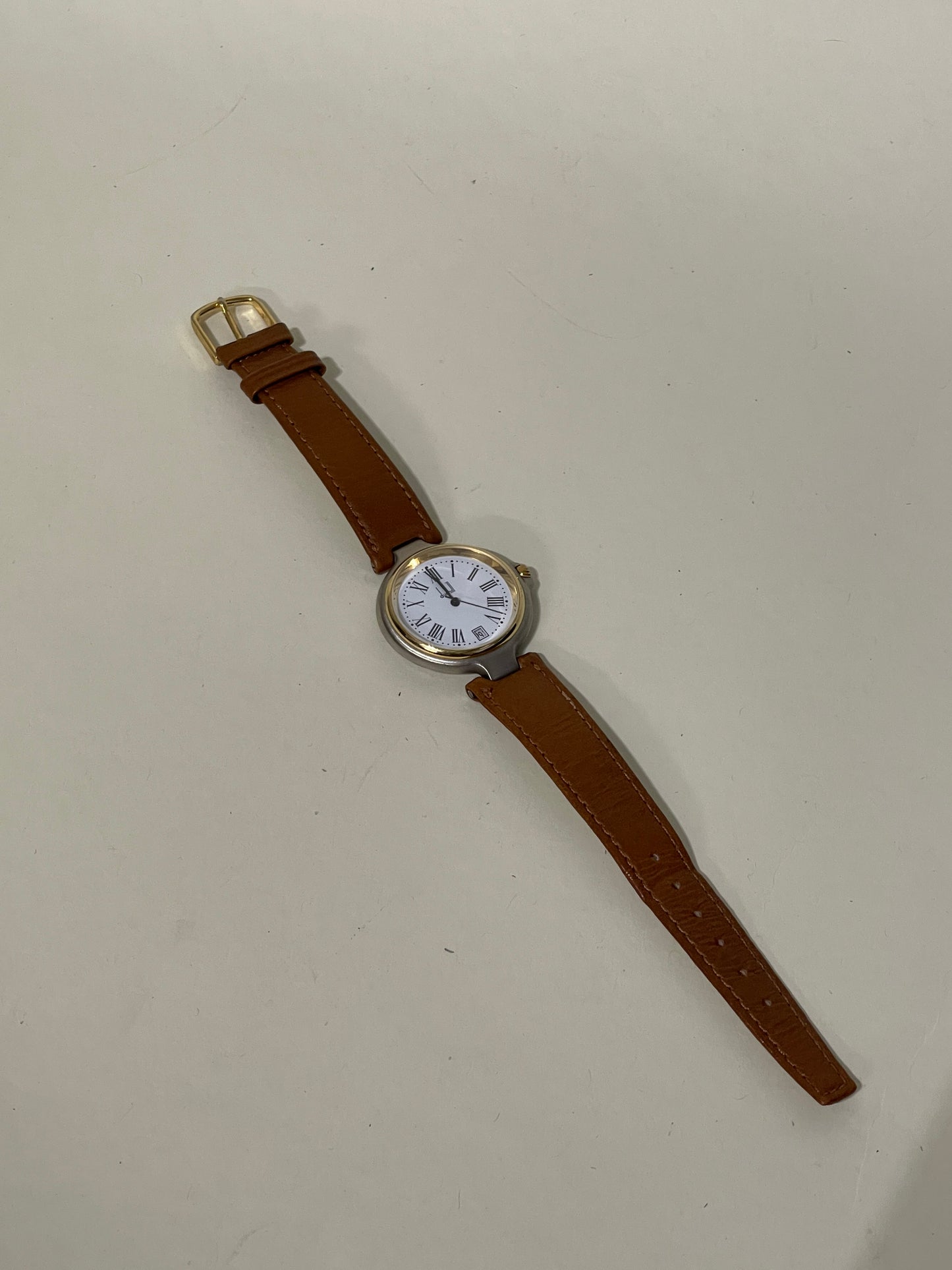 Dunhill Two Tone Calendar Quartz Watch