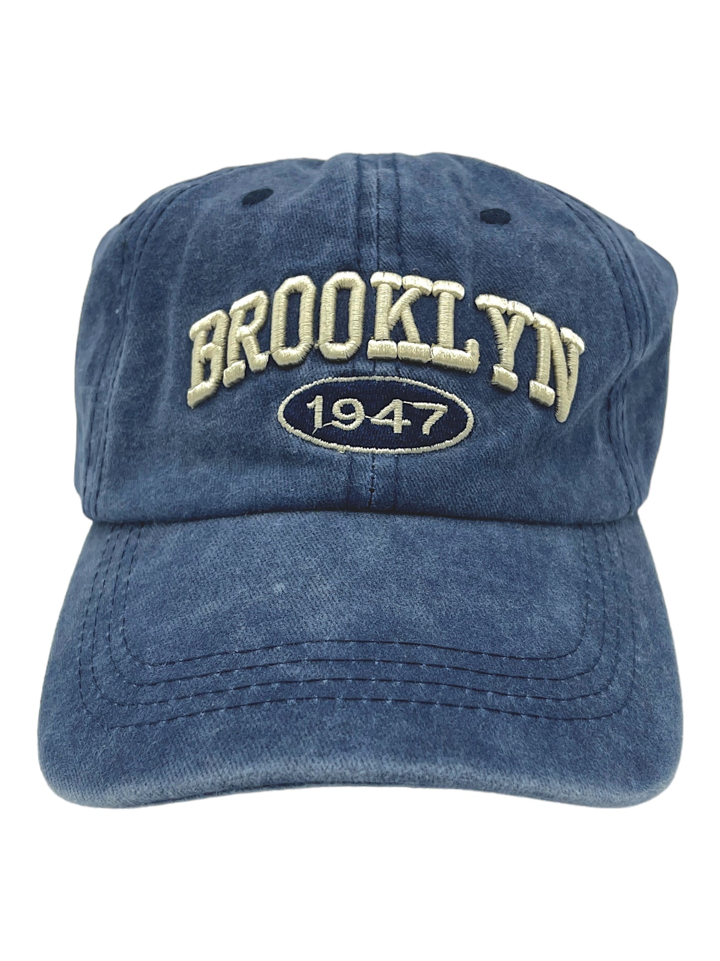 Faded “BROOKLYN 1947” Adjustable Dad Cap