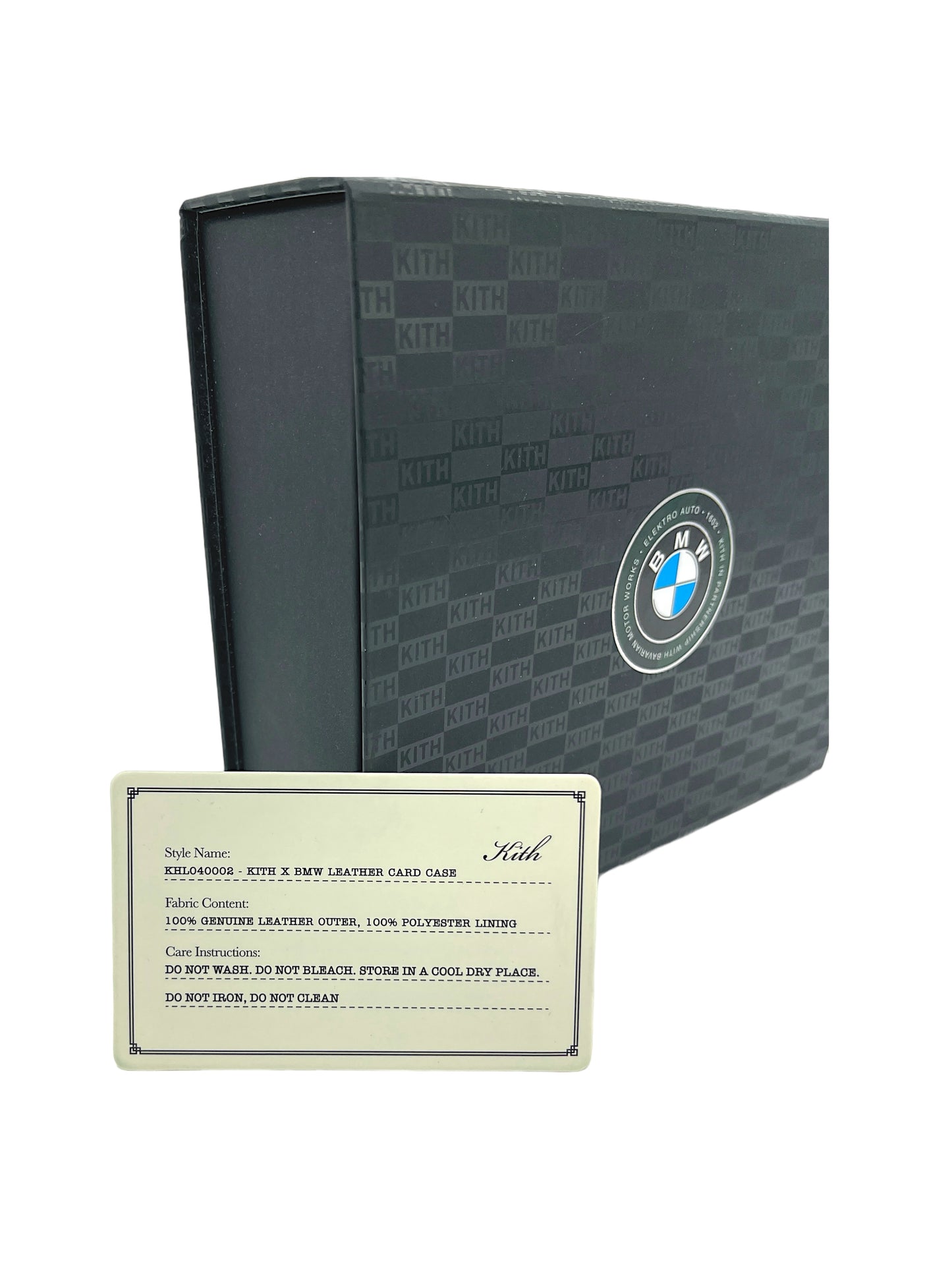 Kith Forest Green BMW Limited Edition Leather Card Holder